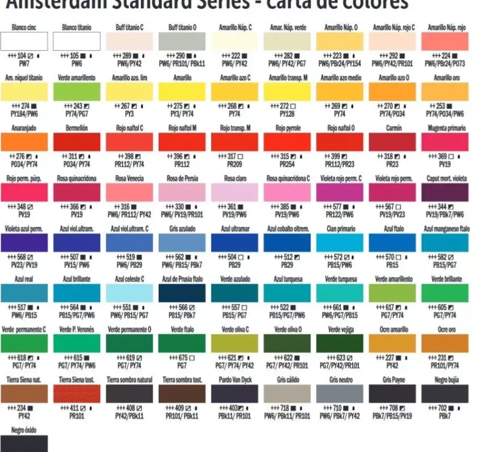 Tinta acrílica Amsterdam 30ml