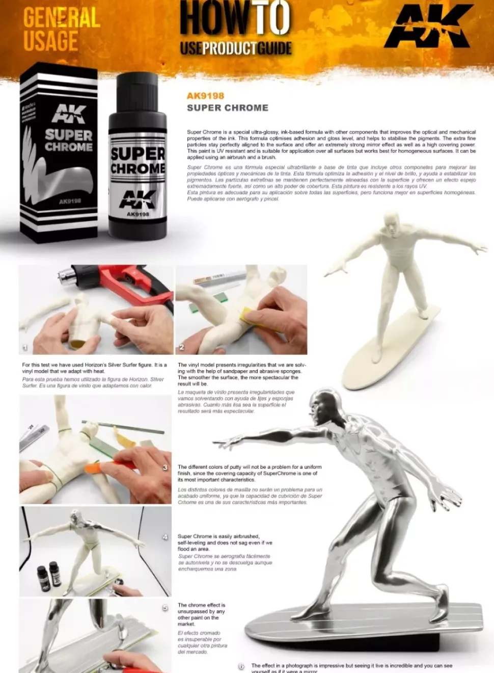 Tinta Super Chrome AK Interactive 60ml