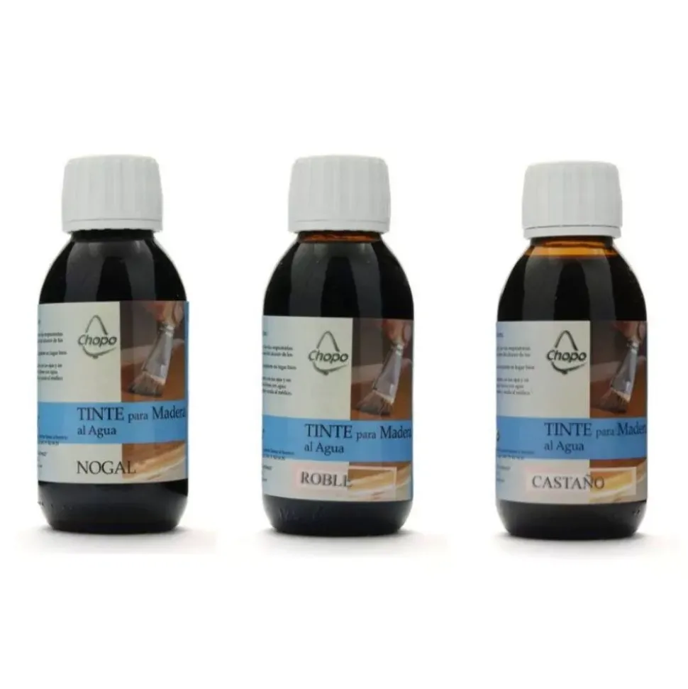 Tintas para madera al agua 125cc