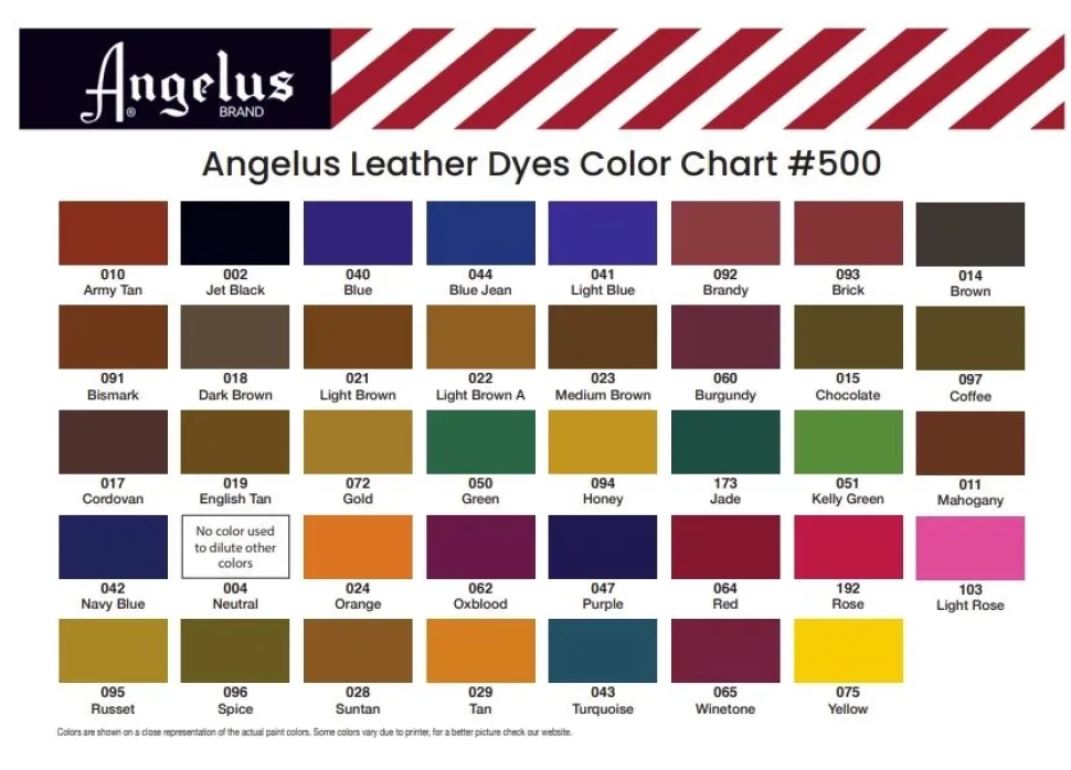 Tinte al alcohol para cuero Angelus 89ml