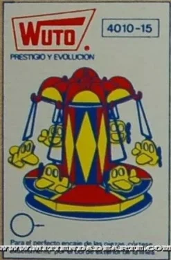 Tiovivo-15 Kits Recortables Serigrafiados de Marquetería 4010-15