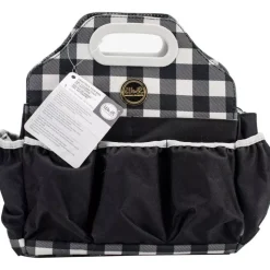 Tote Bag - Black Plaid