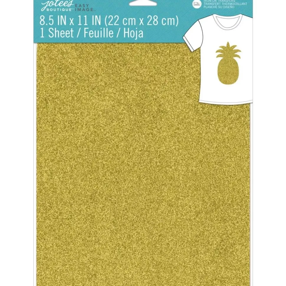 Transfer Para Tela Glitter Gold Jolee's Boutique