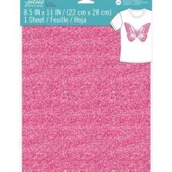 Transfer Para Tela Glitter Silhouette Pink Jolee's Boutique