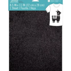 Transfer Para Tela Glitter Black Jolee's Boutique