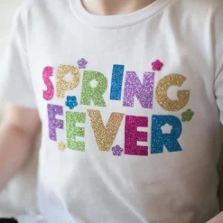 Transfer Para Tela Rosa Oscuro Glitter Silhouette 12"