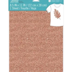 Transfer Para Tela Silhouette Rose Gold Glitter Jolee's Boutique