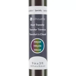 Transfer Para Tela Silhouette Iridiscente Multicolor 9”x36”