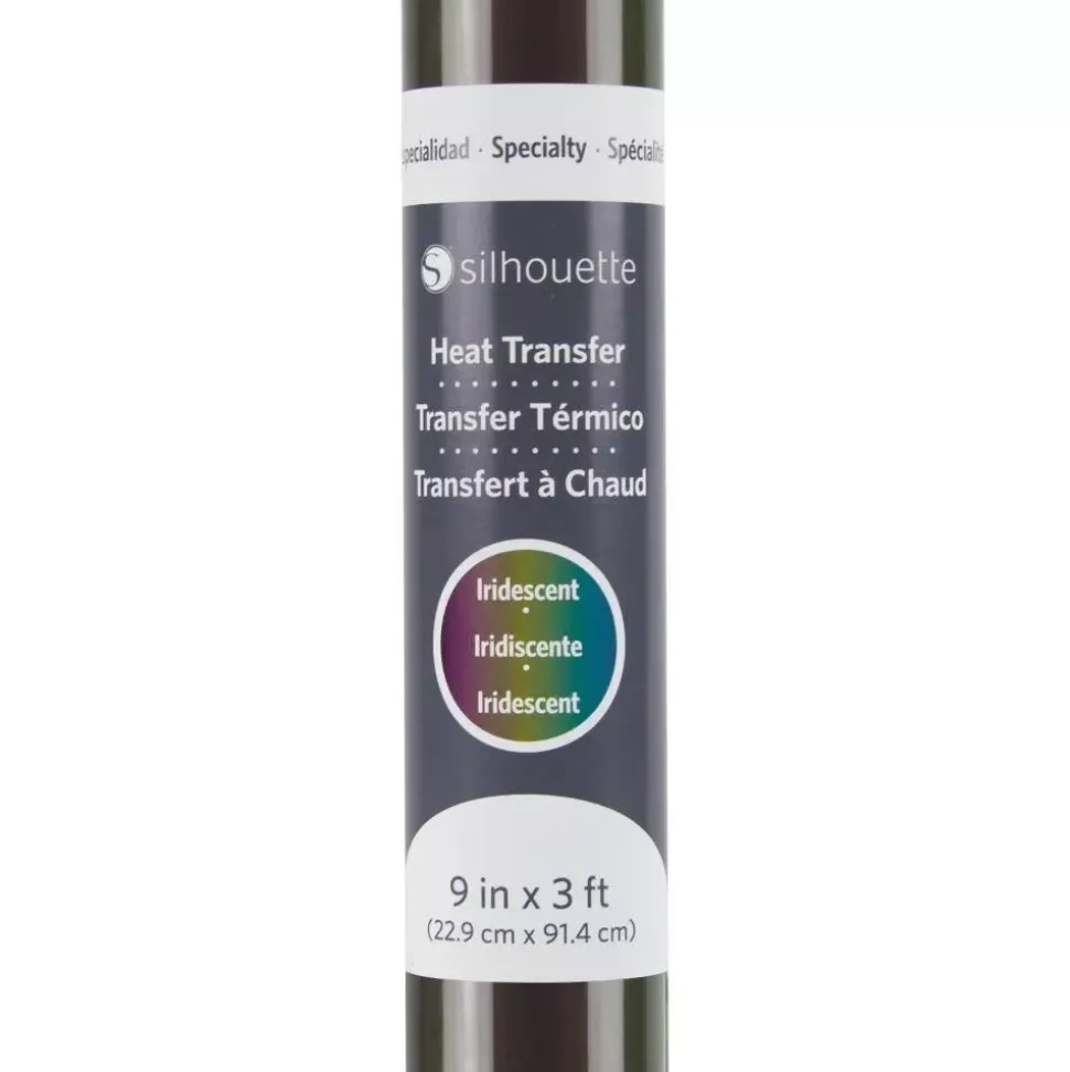 Transfer Para Tela Silhouette Iridiscente Multicolor 9”x36”