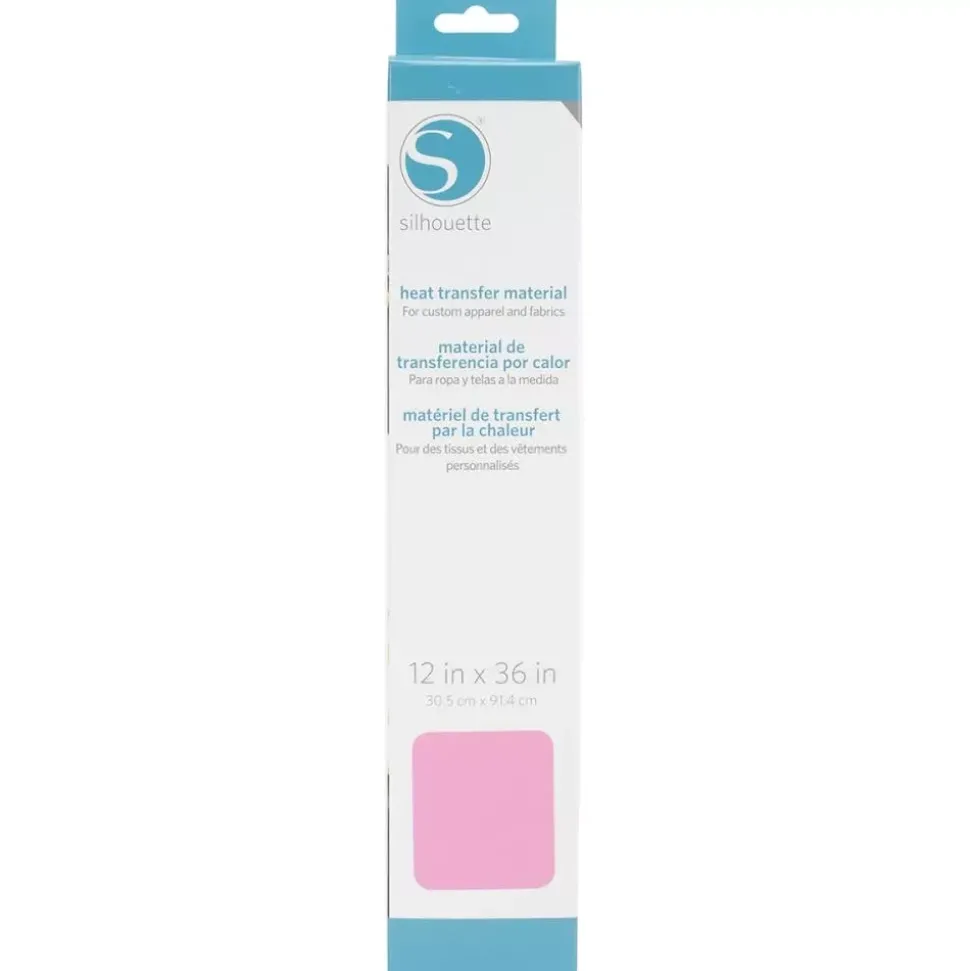 Transfer Para Tela Smooth Silhouette Rosa 12"