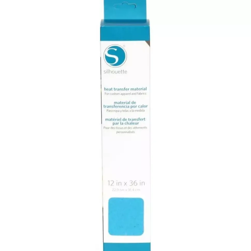 Transfer Para Tela Terciopelo Silhouette Azul Claro 9"