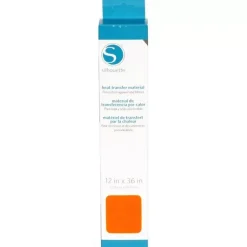 Transfer Para Tela Terciopelo Silhouette Mandarina 12”x36”