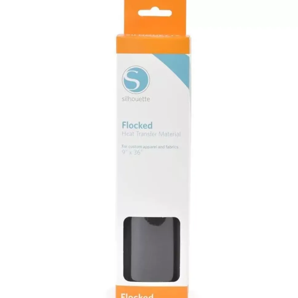 Transfer Para Tela Terciopelo Silhouette Negro 9”x36”