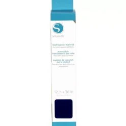 Transfer Para Tela Terciopelo Silhouette Azul Oscuro 12"x36”