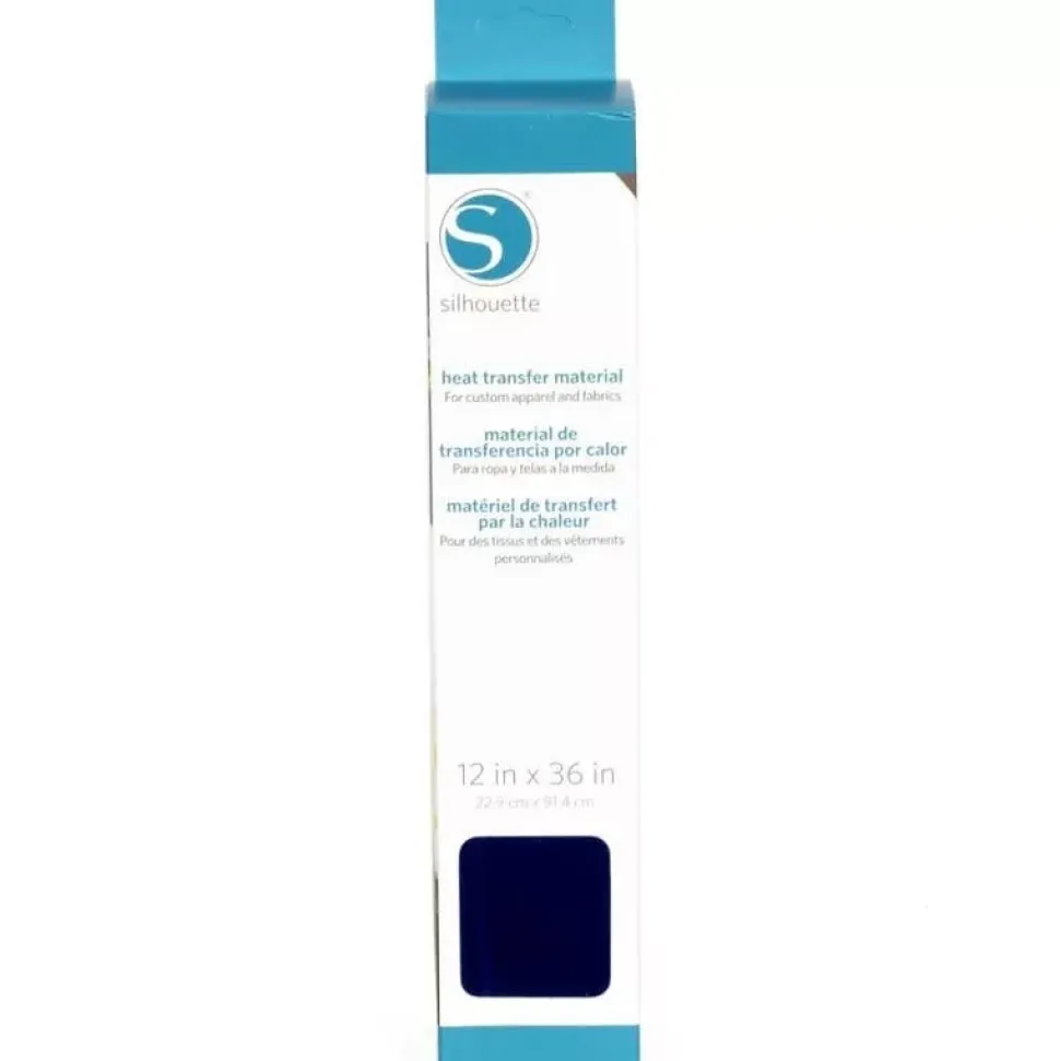 Transfer Para Tela Terciopelo Silhouette Azul Oscuro 12"x36”