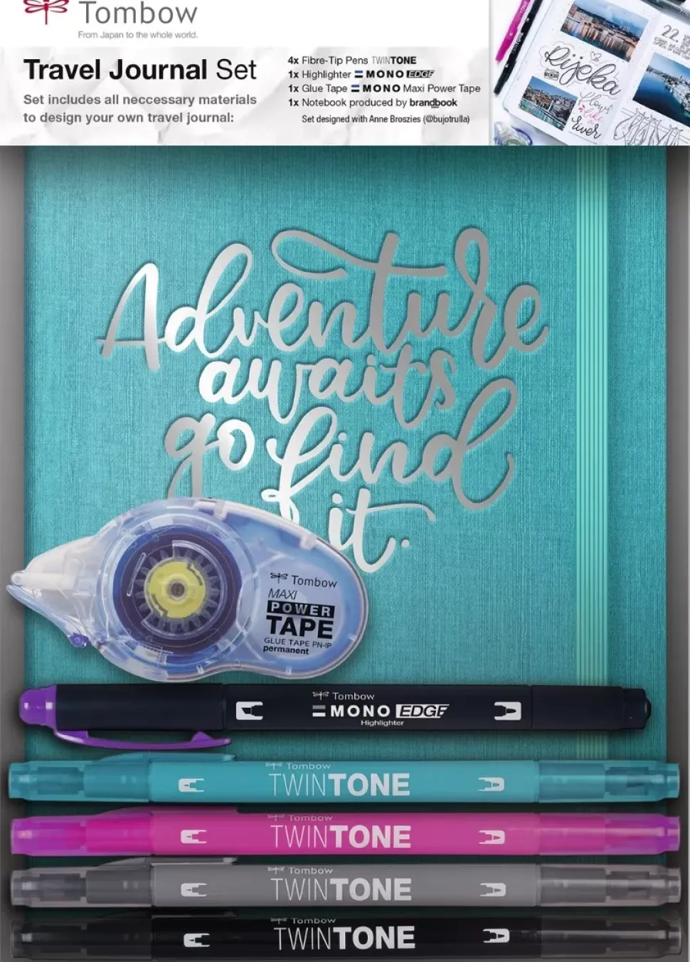 Travel Journal Set Tombow
