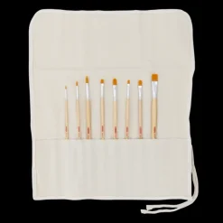 Tubo 8 pinceles para óleo y acrílico + esterilla ArtCreation