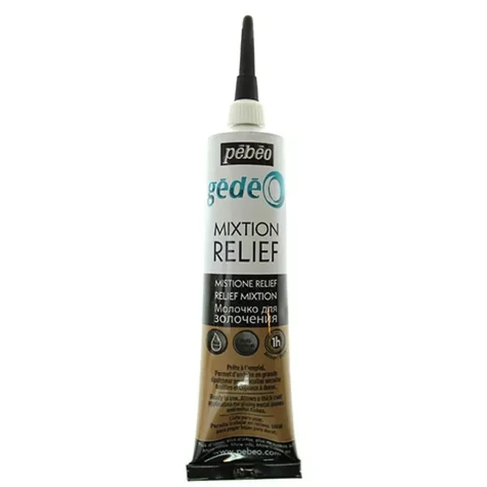 Tubo de mixtion relief para dorar Pebeo 37ml