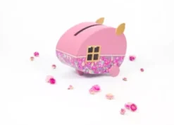 Urna Caravana de Papel Maché Décopatch