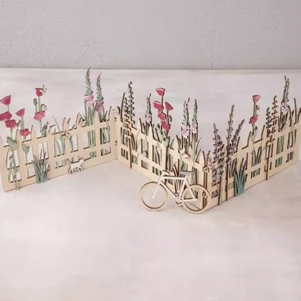 Valla de Madera para Decorar Rayher