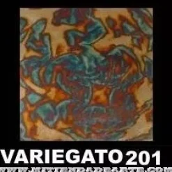 Variegatto azul 201 - Pan de oro oxidado en azul