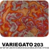 Variegatto rojo 203. Pan de oro oxidado en rojo