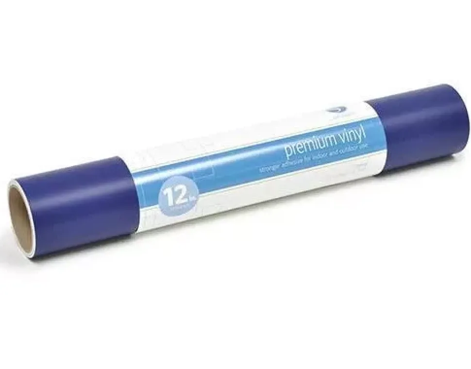 Vinilo adhesivo Glossy Premium Silhouette Azul Marino 12"