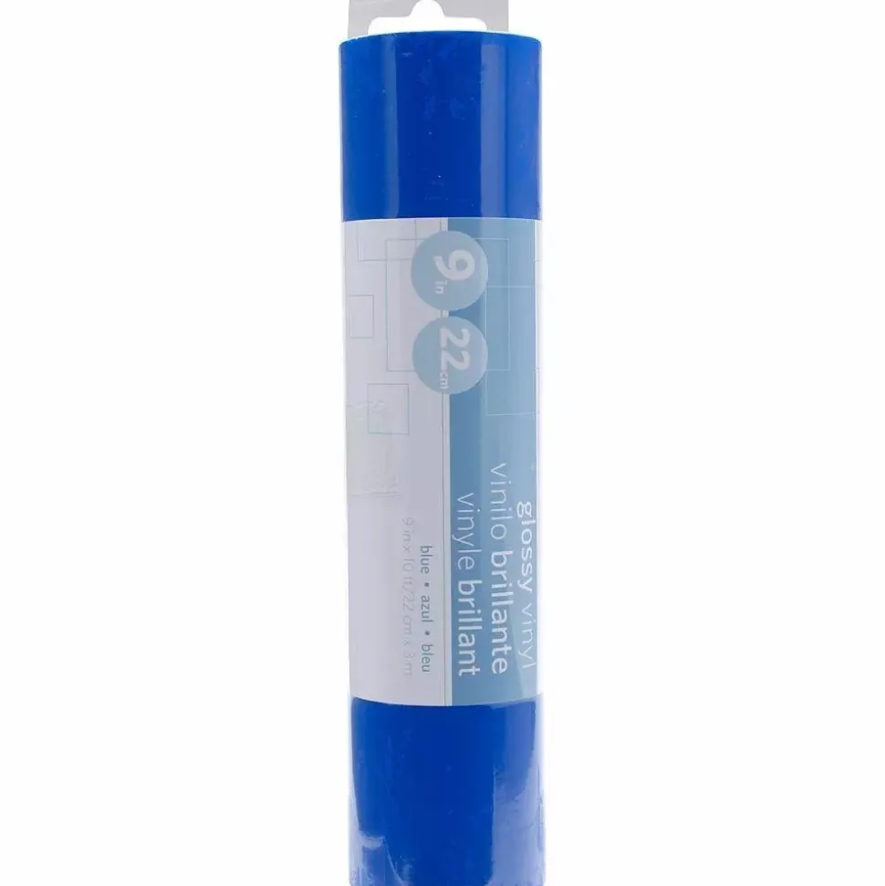 Vinilo adhesivo Glossy Premium Silhouette Azul 9"x10'