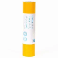 Vinilo adhesivo mate removible Amarillo Girasol Silhouette 9"x10'