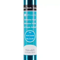 Vinilo Metálico Silhouette Turquesa 9"x6'