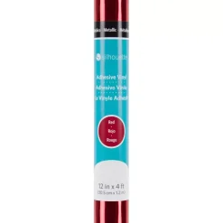 Vinilo Metálico Silhouette Rojo 12"x4'