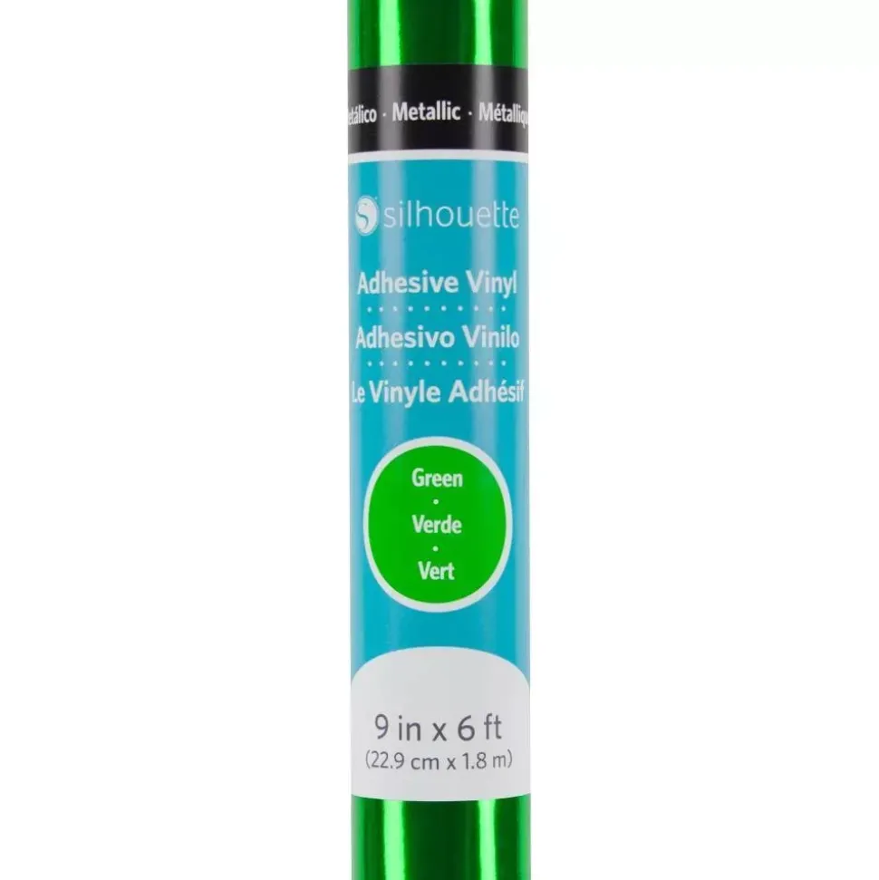 Vinilo Metálico Silhouette Verde 9"x6'