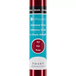 Vinilo Metálico Silhouette Rojo 9"x6'