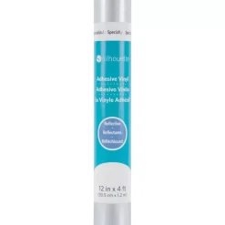 Vinilo Reflectante Silhouette Plata 12"x4'