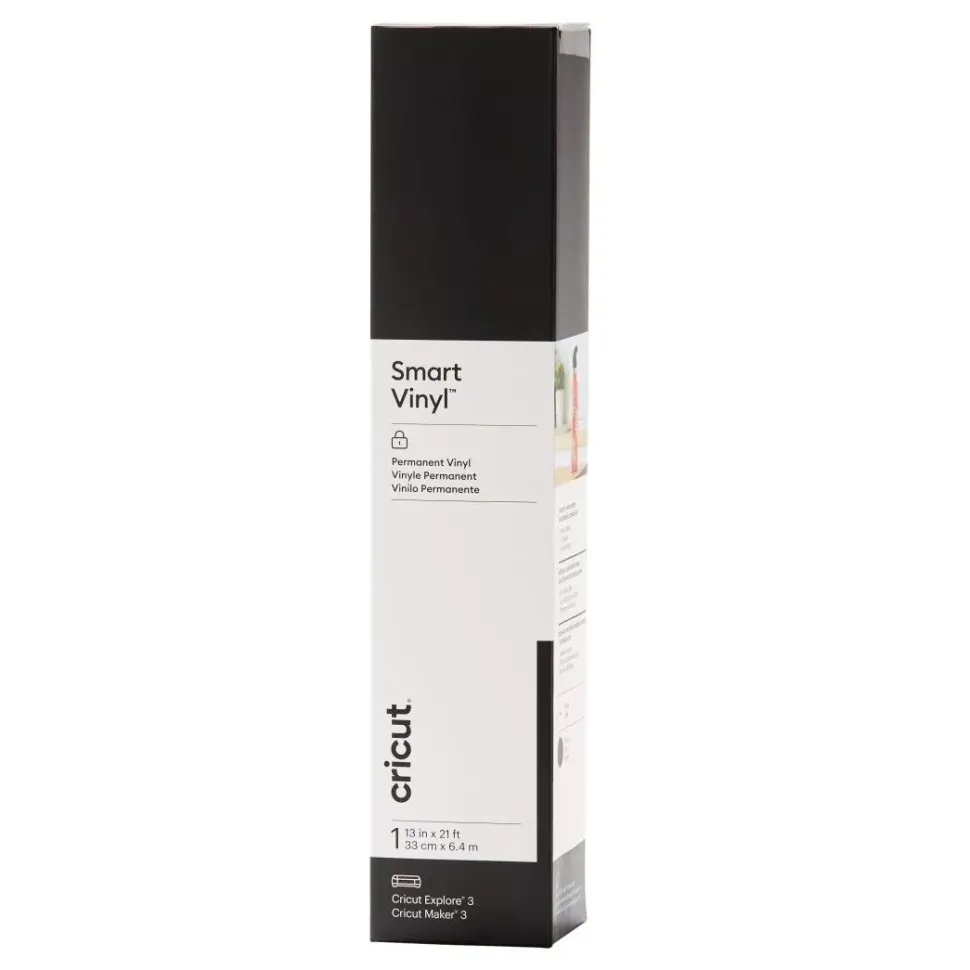 Vinilo Smart Permanente Negro Cricut Maker 3/Explore 3 33x640cm