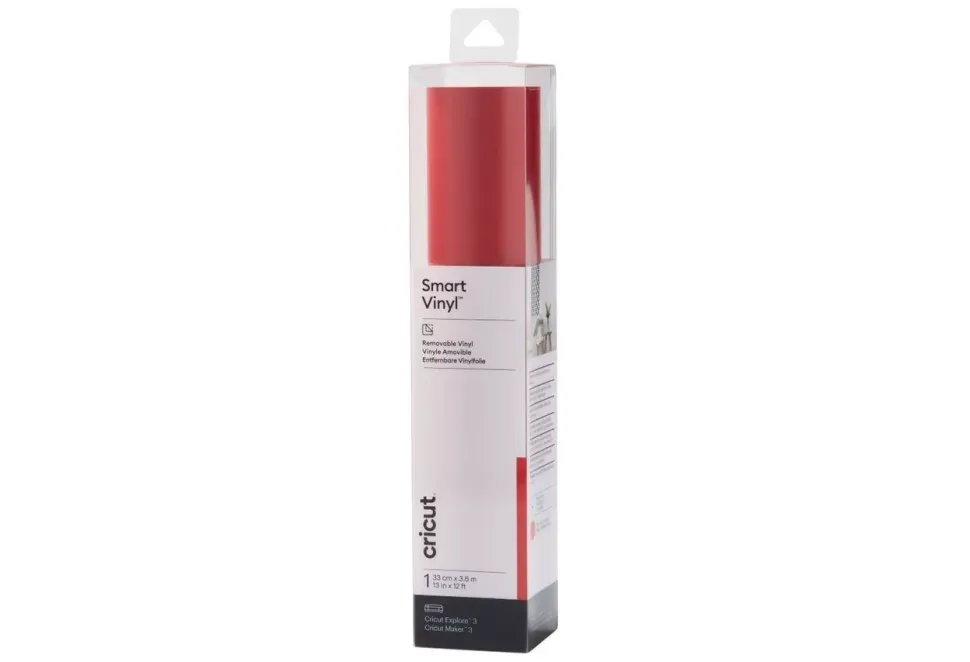 Vinilo Smart Permanente Rojo Cricut Maker 3/Explore 3 33x90cm