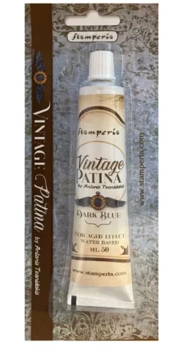 Vintage Pátina Azul Oscuro Stamperia 50ml