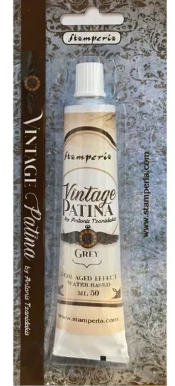 Vintage Pátina Gris Stamperia 50ml
