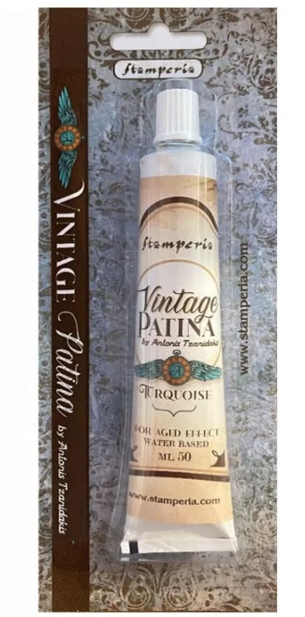 Vintage Pátina Turquesa Stamperia 50ml