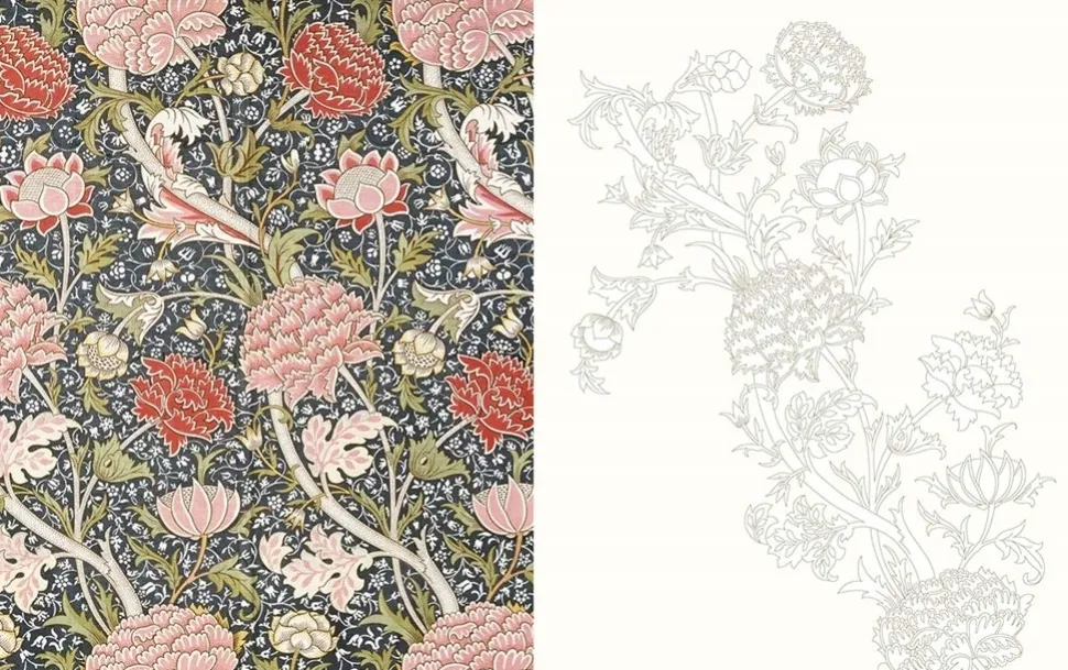 William Morris An Arts and Crafts Colouring Book