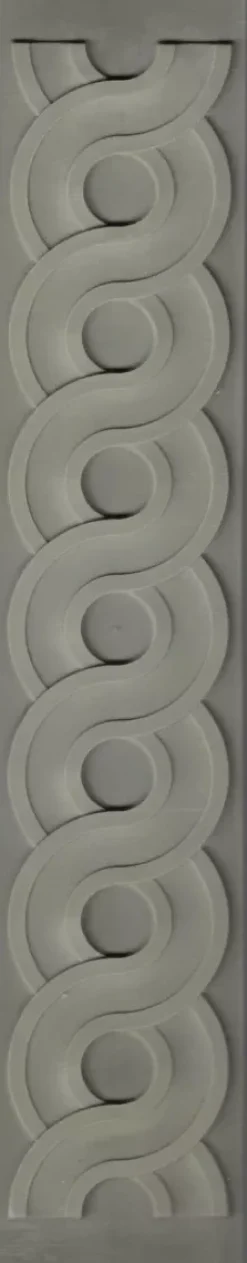 X-Molde Cenefa nudos Metalforma para Grabados